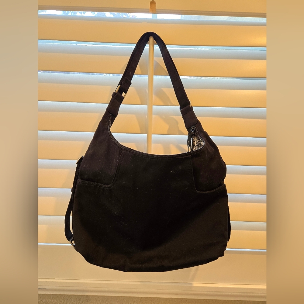 Vera Bradley Black Convertible Purse Backpack